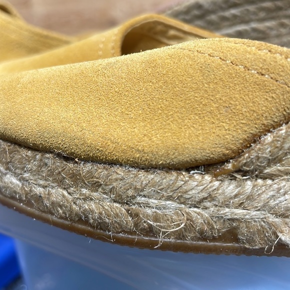 Jeffrey Campbell Sandals Wedge Heels Yellow Suede Espadrille EU 40 Size 10 9.5 - Picture 13 of 13